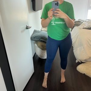 Prana Blue Capri Leggings - Size XS